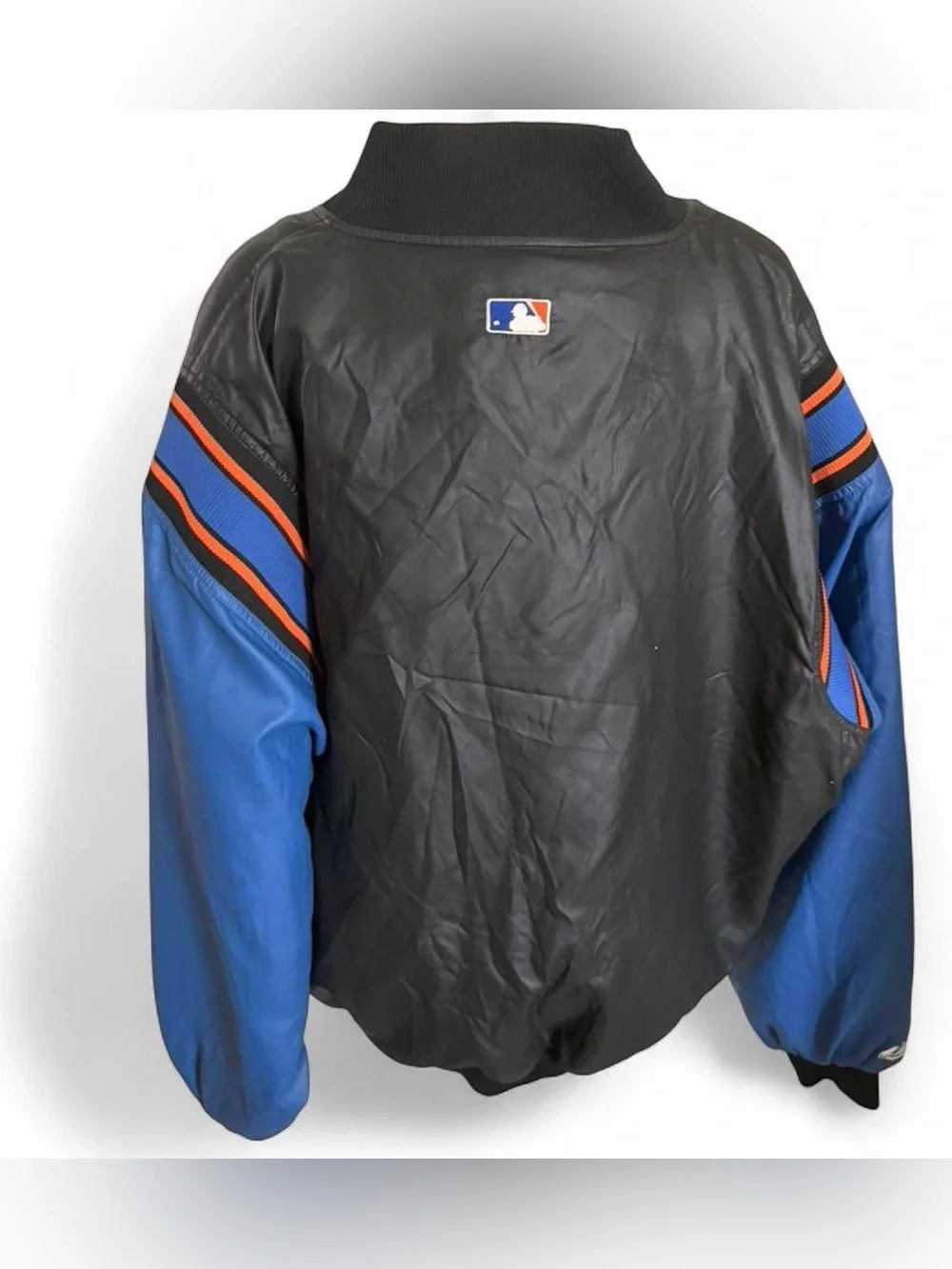 Vintage Majestic Mets Diamond Collection XXL Puffer Bomber Jacket MLB Varsity